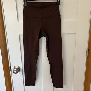 Lululemon wunder train 7/8 legging espresso
